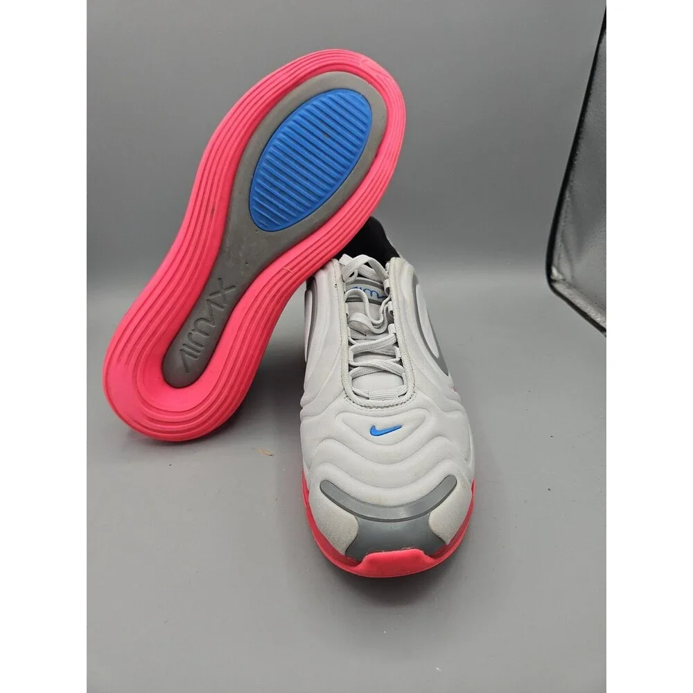 Nike Air Max 720 GS Platinum Pink Blast Blue AQ3196-008 Size 7Y = Women Size 8.5